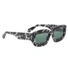 Off-white Charlotte Rectangle Acetate Sunglasses In Brown