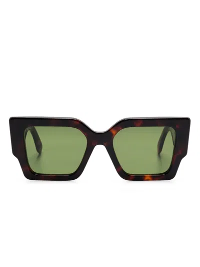 Off-white Eyewear Catalina Sunglasses In Brown