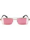 Off-white Eyewear Cortez Sunglasses In Gold