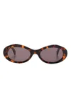 Off-white Eyewear Edison Sunglasses In 褐色