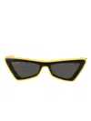 Off-white Eyewear Geometric-frame Sunglasses In Yellow