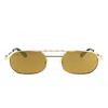 Off-white Vaiden Sunglasses Gold-tone Hardware In Gold