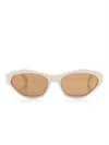 Off-white Eyewear Kent Sunglasses In 白色