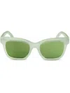 Off-white Eyewear Lincoln Sunglasses In Green