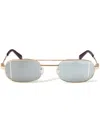 Off-white Eyewear Lynn Sunglasses In Gold