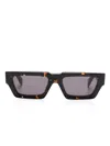 Off-white Eyewear Oeri129 Sunglasses In Brown