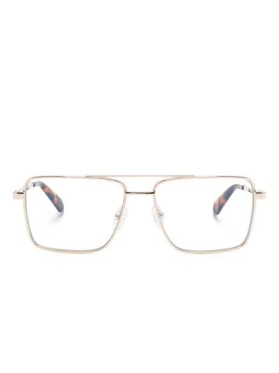 Off-white Eyewear Oerj066 Glasses In Gold