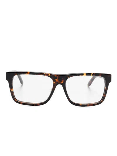 Off-white Oerj079 Glasses In Brown