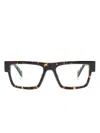 Off-white Optical Style 61 Glasses In Brown