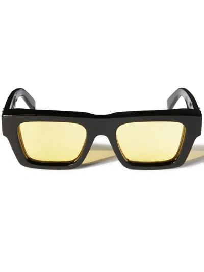 Off-white Black & Yellow Oregon Sunglasses In Black Yellow
