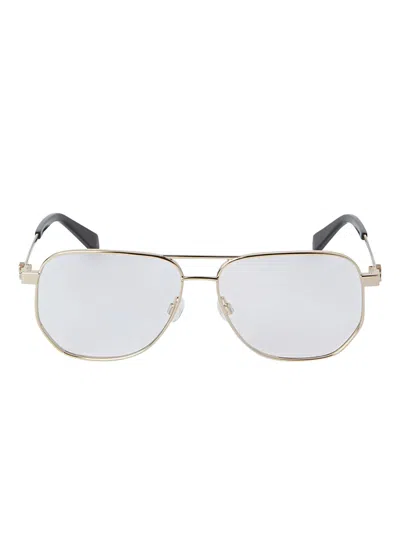 Off-white Eyewear Pilot-frame Glasses In Gold