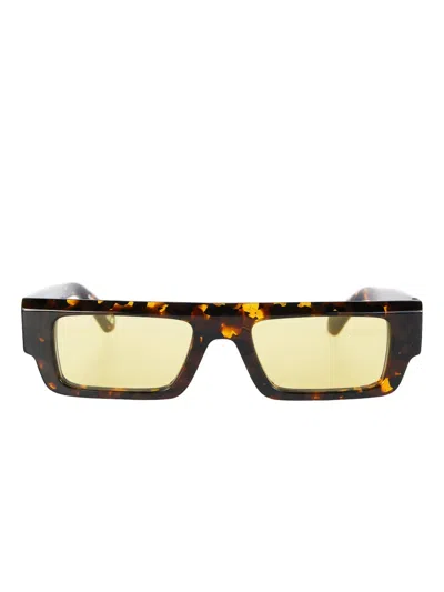 Off-white Eyewear Pittsburgh Tinted-lenses Sunglasses In Brown