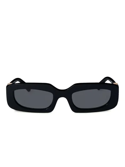Off-white Eyewear Rectangle-frame Sunglasses In 黑色