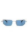 Off-white Eyewear Rectangle-frame Sunglasses In Silver