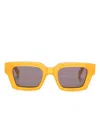 Off-white Eyewear Rectangular-frame Sunglasses In Yellow