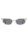 Off-white Eyewear Sparks Sunglasses In 0107 White - Dark Grey