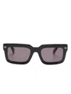Off-white Eyewear Square-frame Clip-on Sunglasses