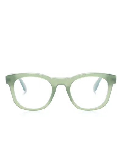 Off-white Eyewear Square-frame Glasses In 绿色