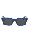 Off-white Eyewear Square-frame Logo-detail Sunglasses In Blue