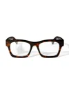Off-white Style 78 Toiseshell-effect Glasses In Brown