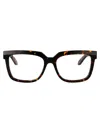 Off-white Optical Style 37 Cat-eye Glasses In Havana