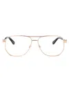 Off-white Eyewear Style 8a Glasses In Gold Metal