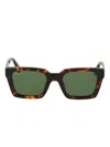 Off-white Eyewear Tortoiseshell Square-frame Sunglasses In Brown