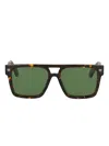 Off-white Eyewear Tortoiseshell Square Sunglasses In Brown