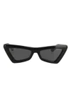 Off-white Eyewear Triangular-frame Tinted Sunglasses In Black