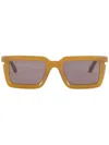 Off-white Eyewear Tucson Square-frame Sunglasses In Yellow