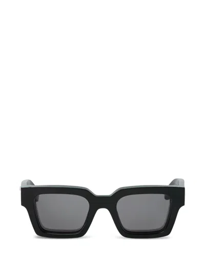 Off-white Eyewear Virgil Logo Sunglasses In Black