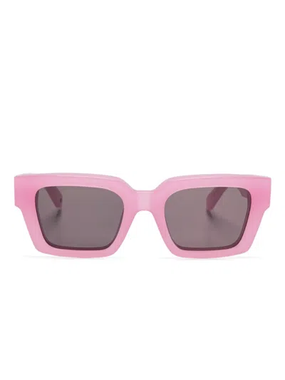 Off-white Eyewear Virgil Sunglasses In Pink