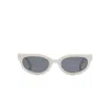 Off-white Cotton Sunglasses In White