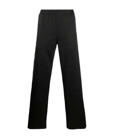 Off-white Face Band Logo-jacquard Track Pants In Black