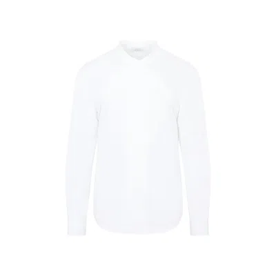Off-white Fashionable White Cotton Shirt For Men- Fw23