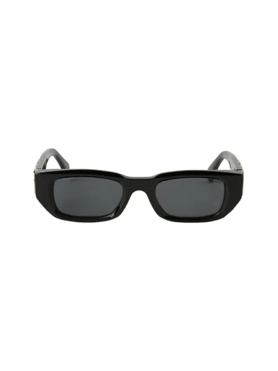 Off-white Fillmore Rectangular Frame Sunglasses In Black