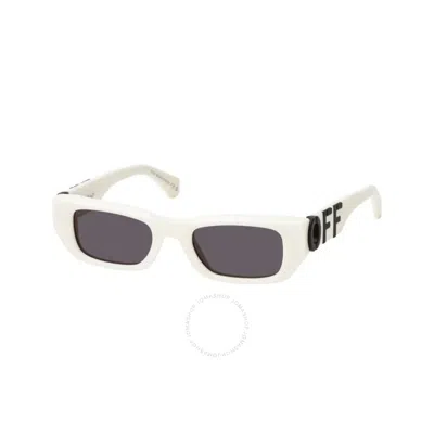 Off-white Fillmore Dark Grey Rectangular Unisex Sunglasses Oeri124 0107 49