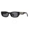 Off-white Fillmore Dark Grey Rectangular Unisex Sunglasses Oeri124 1007 49