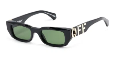 Pre-owned Off-white Fillmore Oeri124s24pla0011055 Black In Green