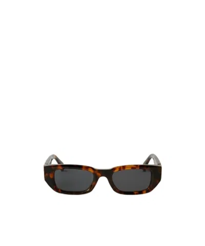 Off-white Fillmore Rectangle-frame Sunglasses In Black