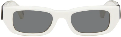 Off-white Fillmore Sunglasses In 0107 0107 White Dark Grey