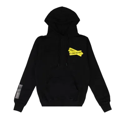 Pre-owned Off-white Fire Tape Sweatshirt 'black'