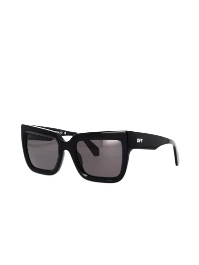 Off-white Firenze Logo Sunglasses In Black