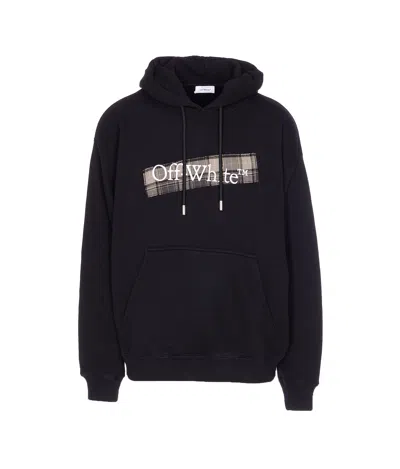 OFF-WHITE FLANNEL DIAG SKATE HOODIE