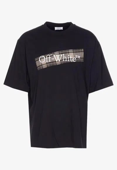 OFF-WHITE FLANNEL DIAGONAL SKATE LOGO T-SHIRT