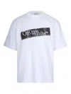 Off-white Flannel Diagonal Skate Short-sleeve T-shirt In White