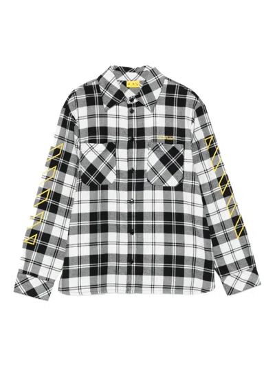 Off-white Kids' Flannel Shirt In Multi