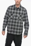 Off-white Checked Long Sleeve Cotton Button-up Shirt