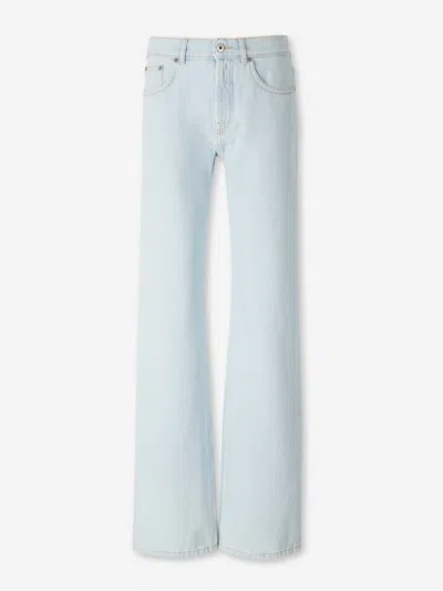 Off-white Flared Jeans In Blue