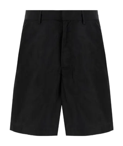 Off-white Flared Shorts In Black